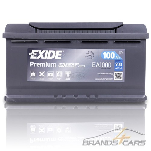 Exide autobatterie 12v 100ah - 12v,