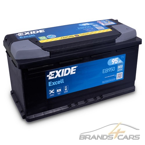 Exide autobatterie 12v 95ah - 12v,