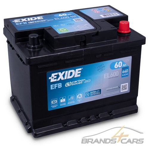 Exide autobatterie 12v - exide, 60ah