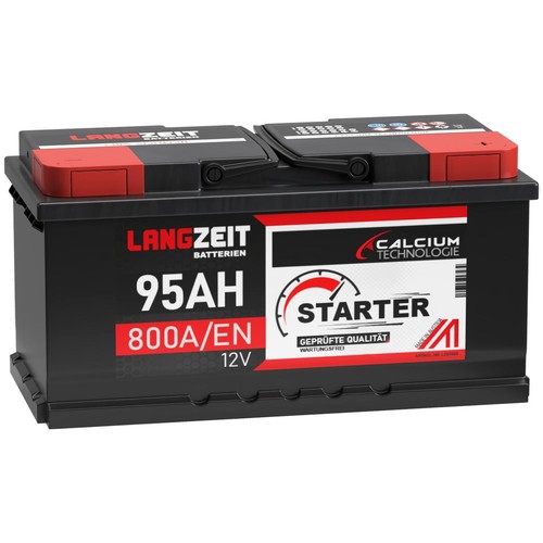 Langzeit autobatterie 95ah 12v - 95ah,