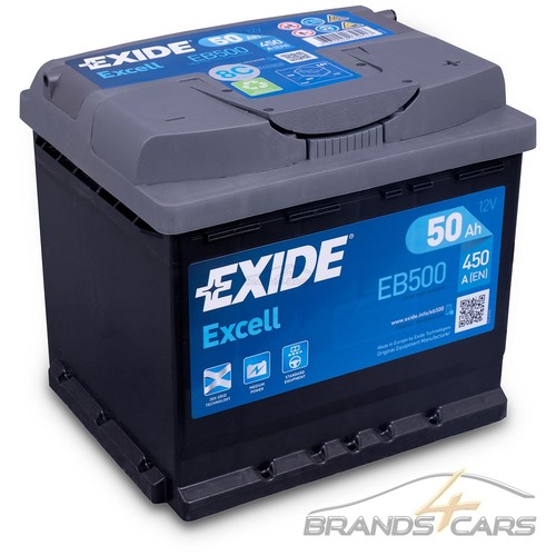 Exide autobatterie 12v 50ah - exide,